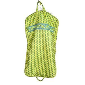 Vera Bradley Paisley Citrus Elephant Quilted Travel Garment Bag Citrus/Blue